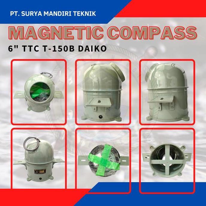 MAGNETIC COMPASS 6" TTC T150B DAIKO