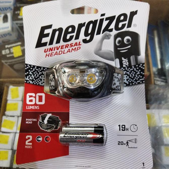 TERMURAH - Senter kepala Headlight Energizer 3 LED
