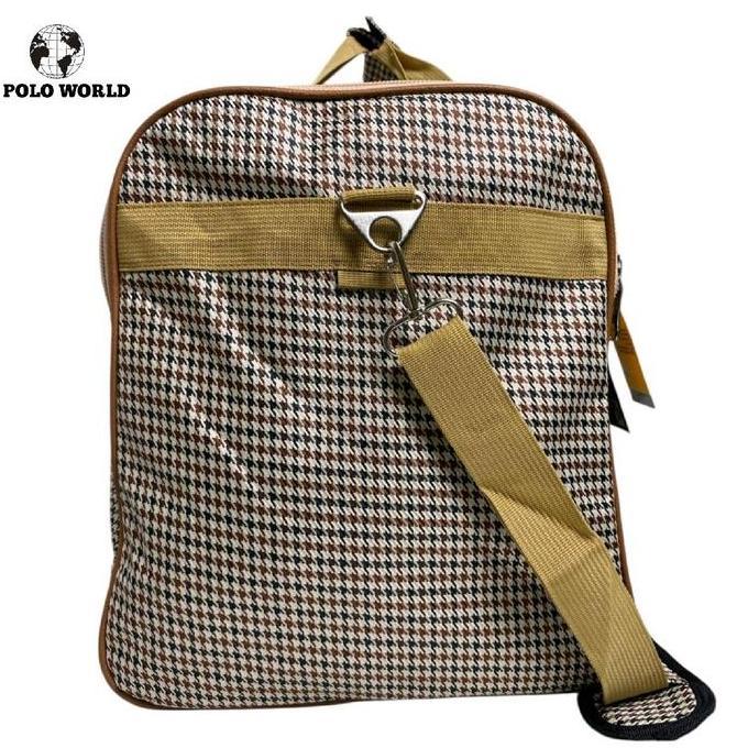 Lansungkirim- Polo World -Tas Pakaian Jumbo Big Size 80L - Bahan Nilon Motif Batik Tebal Dan Kuat Tr