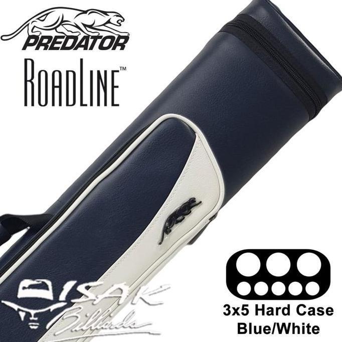 Predator Roadline 3x5 Hard Cue Case | Blue & White Tas Stick Billiard