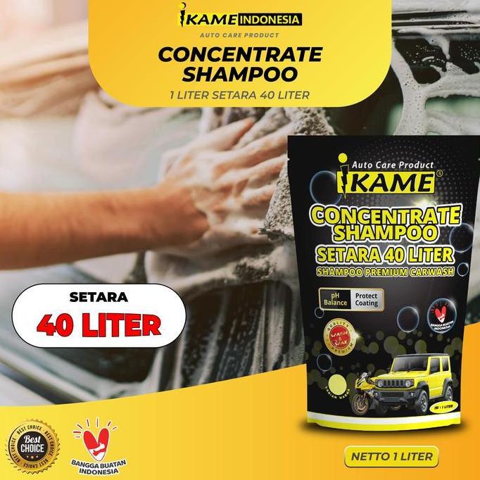 Carecar- Ikame Biang Konsentrat Shampo Mobil 1 Ltr Setara 40 Ltr/Shampo Mobil Motor/Biang Shampoo