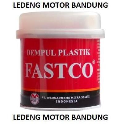 Carecar- Dempul Fastco Kecil 250Gr Plus Hardener Cat Body Plastik Motor Mobil