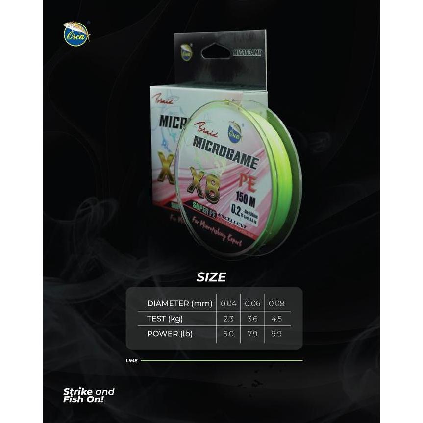 Pe Orca Microgame X8 150M