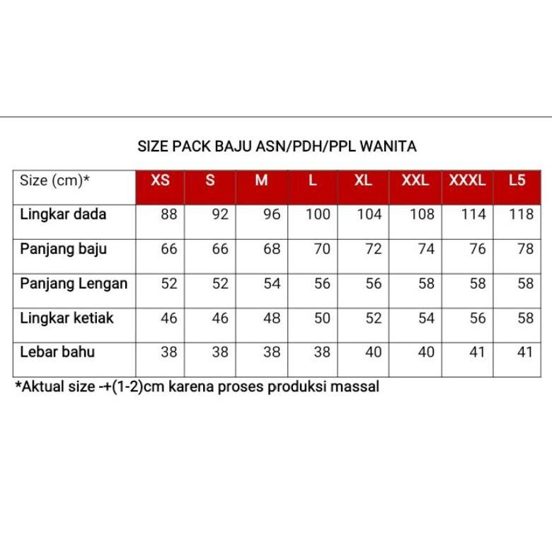 Bergaransi Baju Dinas Wanita Lengan Panjang Baju Dinas Putih Wanita Untuk Pns, Ppl, Guru, Perawat