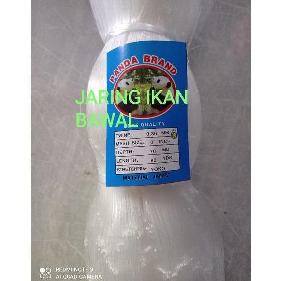 Jaring Ikan Senar 0.30 6 Inchi 70Md/80Yds Yoko Jaring Ikan Bawal Jaring Pukat Ikan