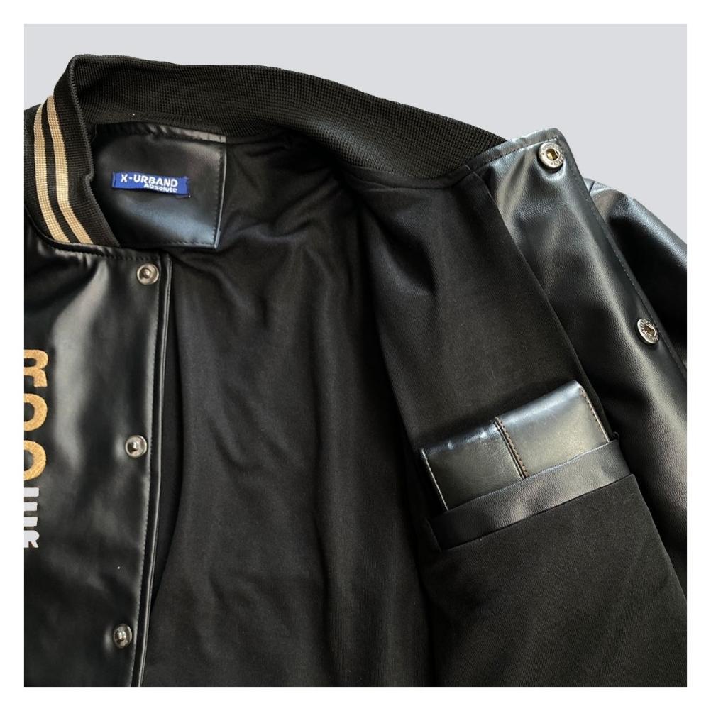 new product x urband absolute jaket varsity leather sintetis a505