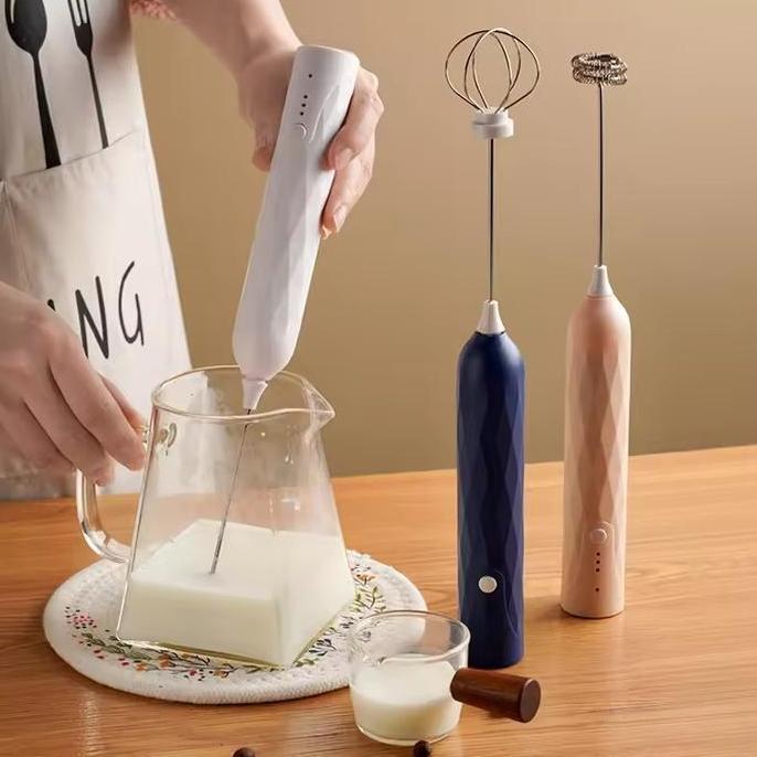 SENEZA Cosy Hand Mixer Mini Elektrik Pengaduk Telur Balloon Whisk Foamer USB Charger