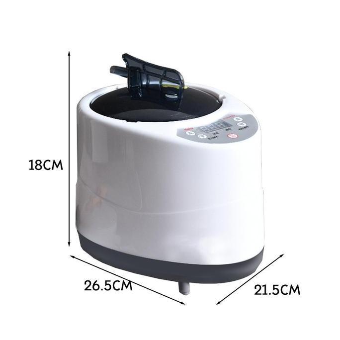 CARMANELO Mesin Sauna Portable 3.0L Alat Steam Spa Rumahan Untuk Detoks Perawatan Kulit Dengan Penga
