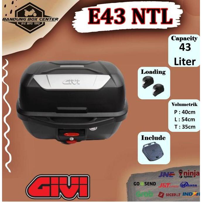 Box Givi E43 NTL Box Motor Givi E43 Box Touring Givi E 43 NTL Box Givi