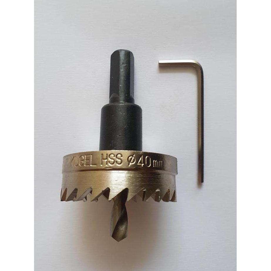 Ironday- Kugel Hole Saw Hss 40 Mm - Mata Bor Besi 40 Mm Original