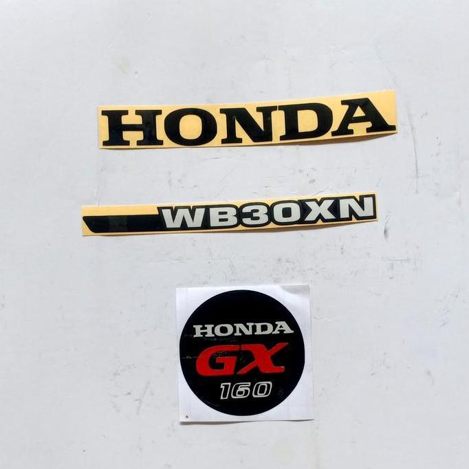 +%+%+%] Stiker Honda GX160 pompa air