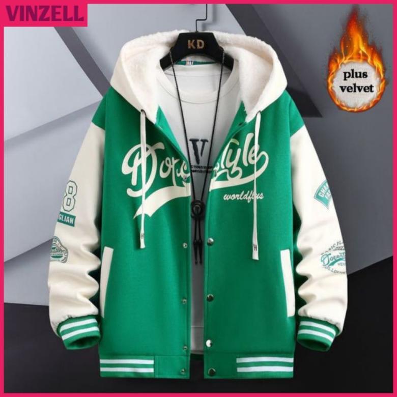 Grade Ori Jaket Baseball Varsity Hoodie (S-Xxxxxl-6Xl) Dorestyle Logo Oversized Jaket Varsity Kancin