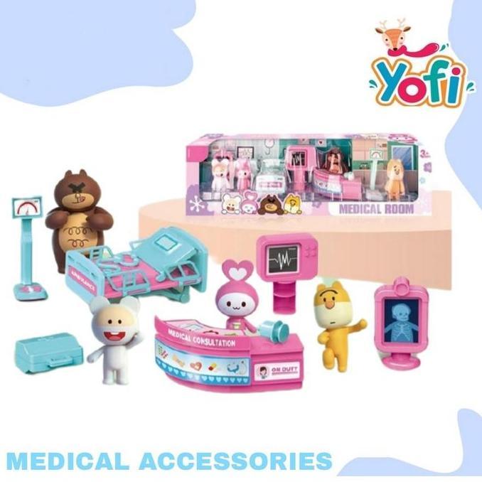 TERLARIS Yofi Toys Medical Accessories Setcessory - Mainan anak