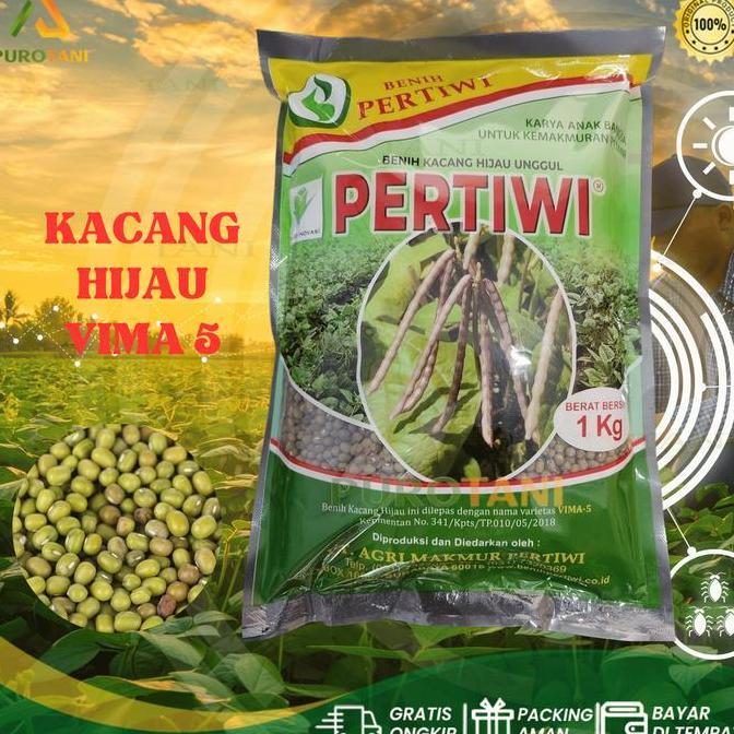 PROMO Benih unggul kacang hijau ijo PERTIWI VIMA-5 1 KG