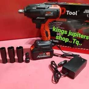 Ironday- Jumbo 650Nm Atau 700Nm Impact Wrench Jld Corless Bor Batrai Impek Cordless Batre