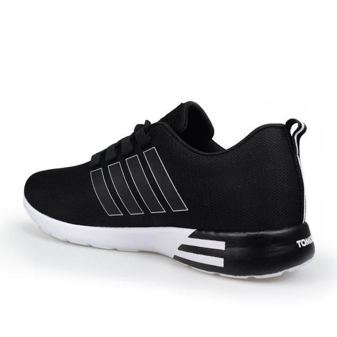 Kets- Tomkins Banshee - Hitam Putih Sepatu Pria Sneakers Olahraga Kasual