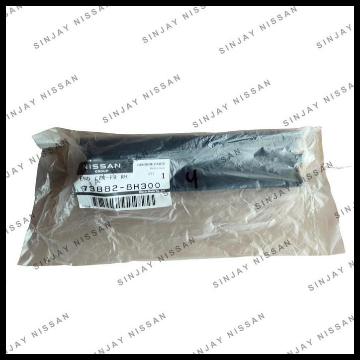TERBARU COVER ROOF RACK DEPAN KANAN / END CAP FR RH NISSAN XTRAIL T30 73882-8H300 100% GENUINE NISSA
