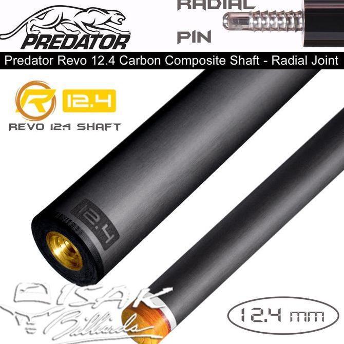 Predator Revo 12.4 mm Radial Shaft - Carbon Billiard Stick Biliar Stik