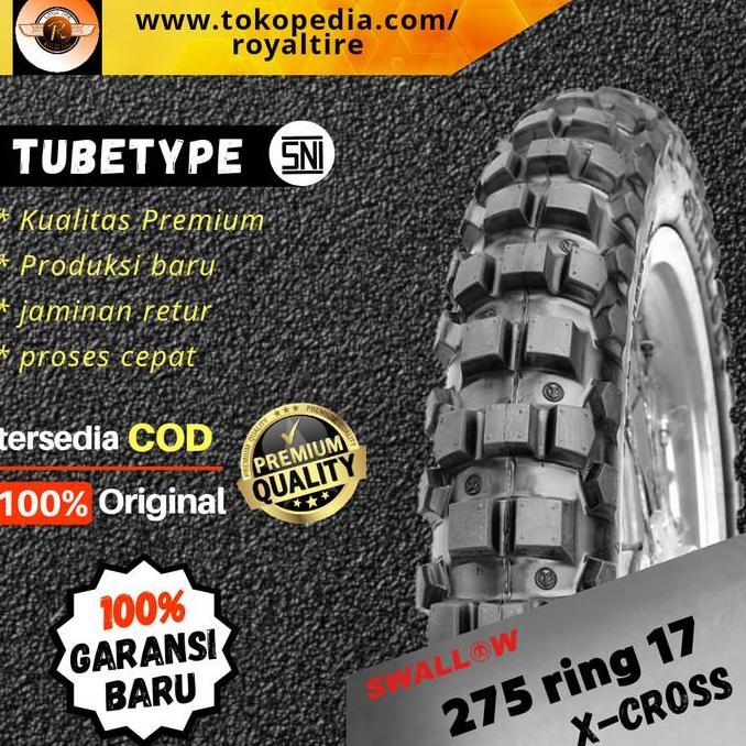 Good- Ban motor cross swallow 275 ring 17 trail kawasaki klx crf x-cross