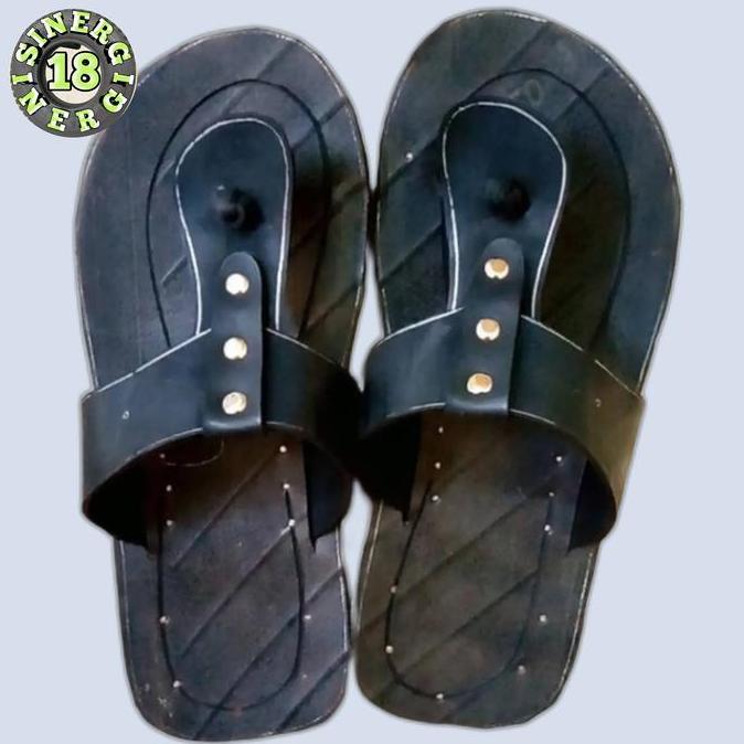 Kets- Sandal Pria/Sandal Karet Ban Bekas Mobil/Sandal Terumpah