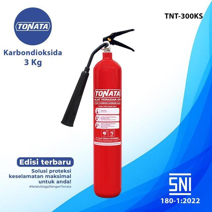APAR 3 KG Karbondioksida (CO2) TONATA / Set Komplit