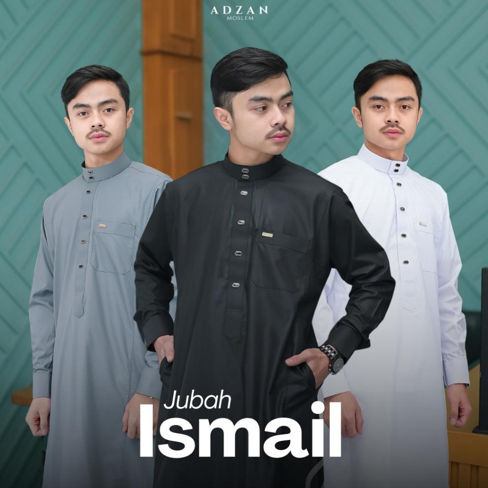 FREE ONGKIR ADZAN MOSLEM - JUBAH GAMIS THOBE SLIMFIT PRIA ISMAIL WARNA BIRU LANGIT