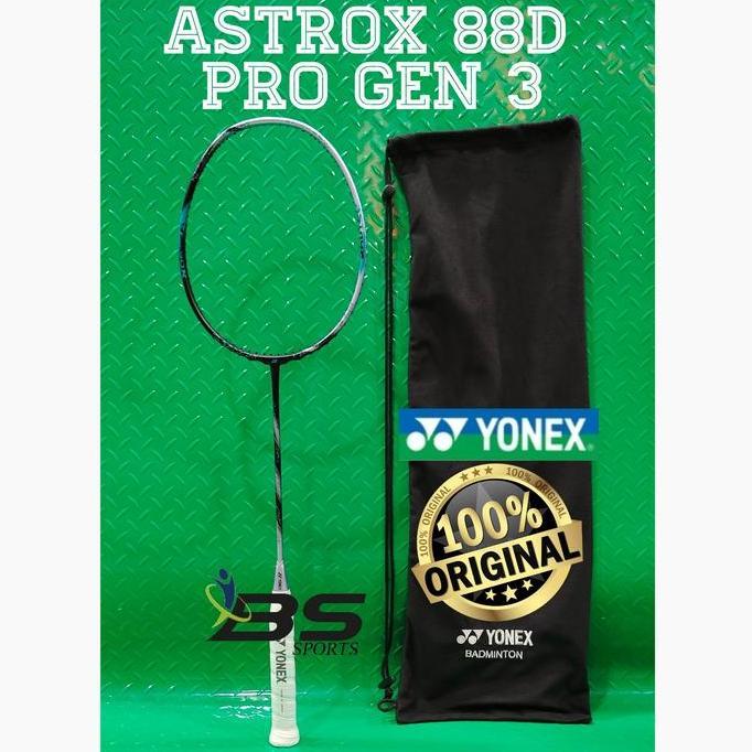 Promo RAKET BADMINTON YONEX ASTROX 88S PRO 88D PRO 3RD GEN 3 GENERASI 3 BLACK SILVER JP CODE SERI JP