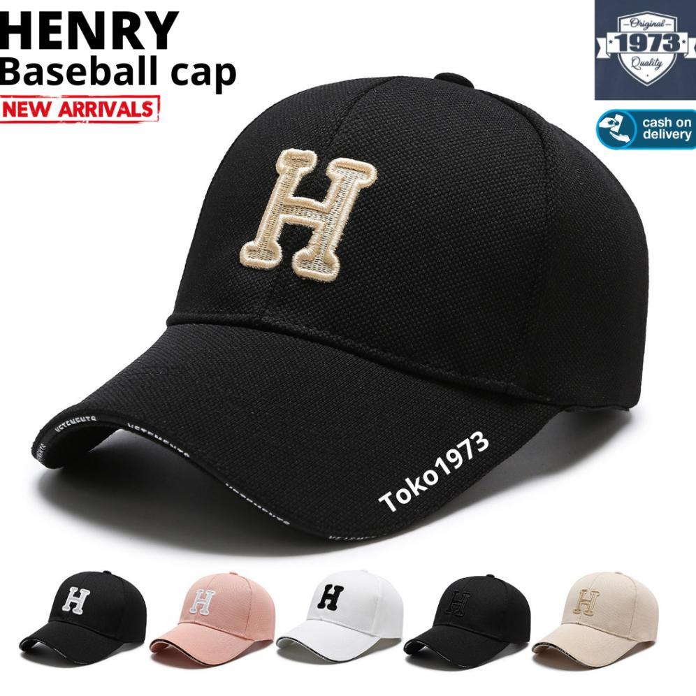 Henry Topi Baseball Pria Wanita Polyester Adjustable