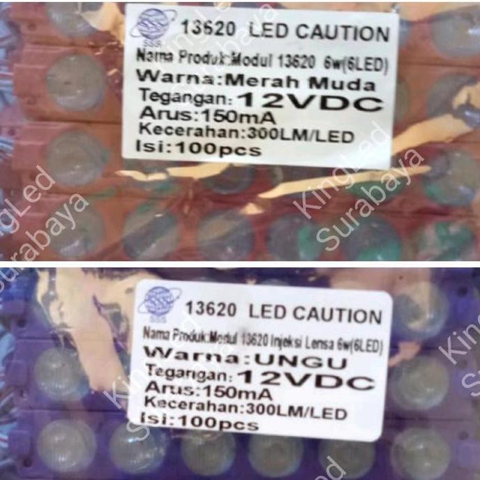 LED Modul 3030 12V 6W Mata Besar 6LED 6 Watt SMD 13620 Jumbo