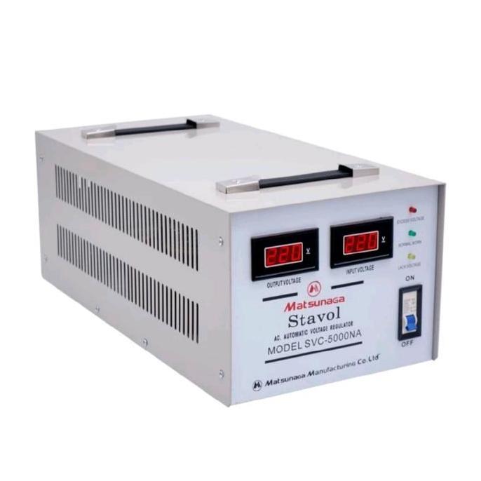 Momenttix- Stavolt Svc 5000W Matsunaga / Stabilizer Svc 5000Va Mts / 5000 Watt