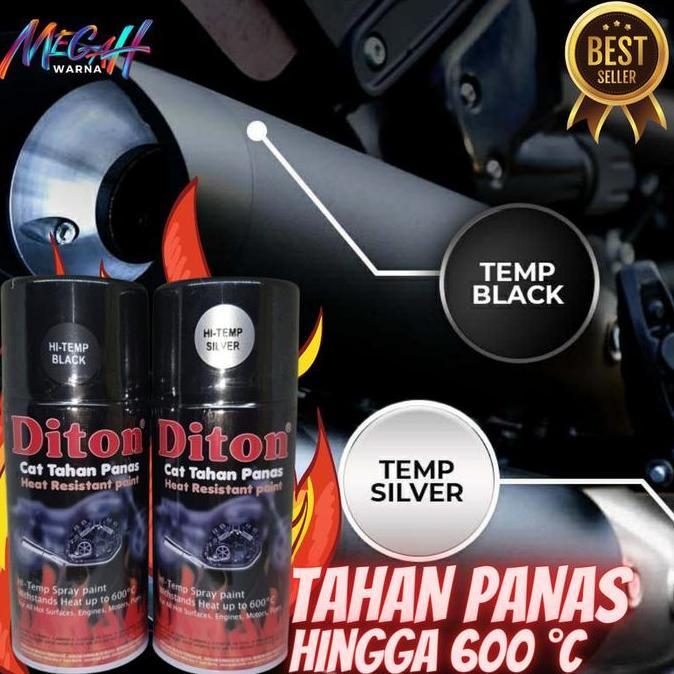 Cat- Cat Pilox Diton Tahan Panas Hi Temp Black Hitam 150Cc Knalpot Motor