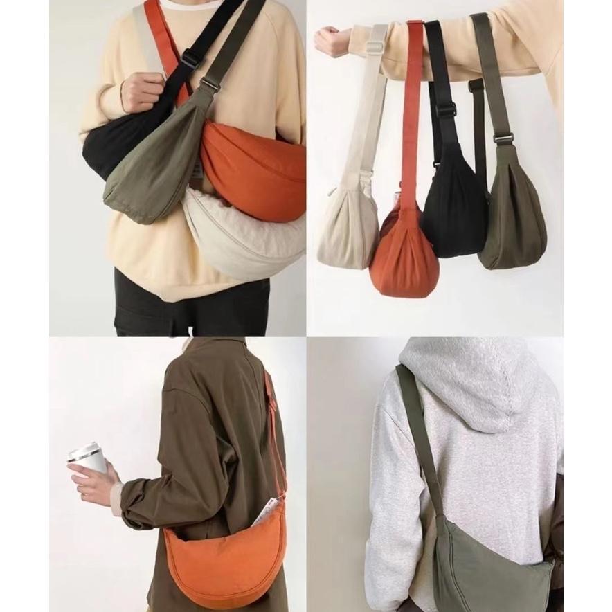 RECOMMENDED CODTAS BAHU CEWEK WANITA  MINI KANVAS   TAS SELEMPANG WANITA WARNA SOLID CASUAL CANVAS R