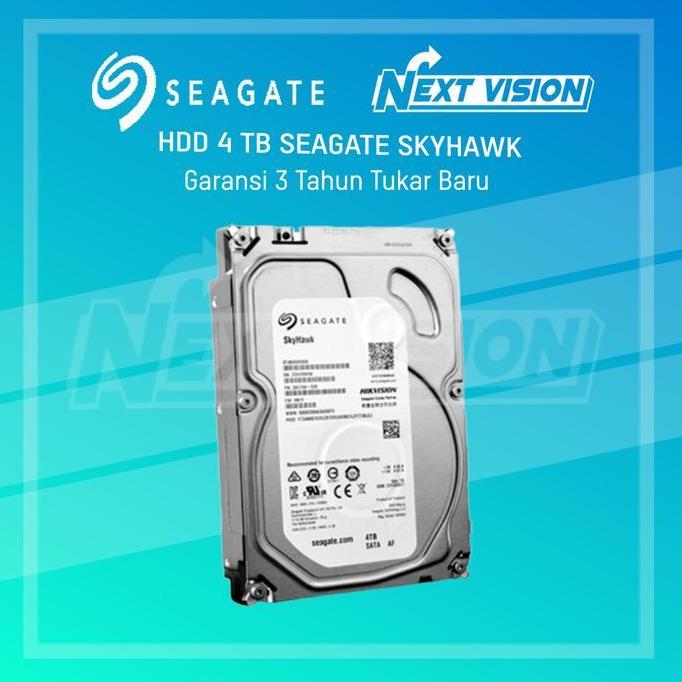 TERMURAH - SEAGATE - HDD SEAGATE SKYHAWK 4TB GARANSI 3 TAHUN