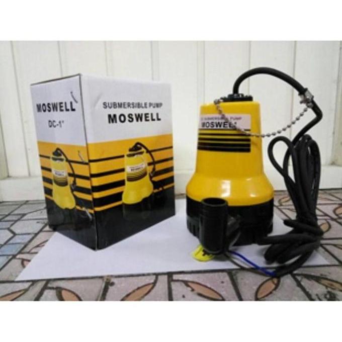 pompa air celup dc MOSWELL 1" MURAH POMPA CELUP ARUS DC 12 volt V