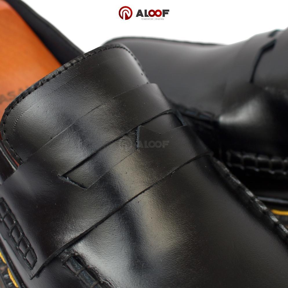 hot product 38-45 aloof penny hitam - sepatu loafers pria kulit asli slip on original indonesia