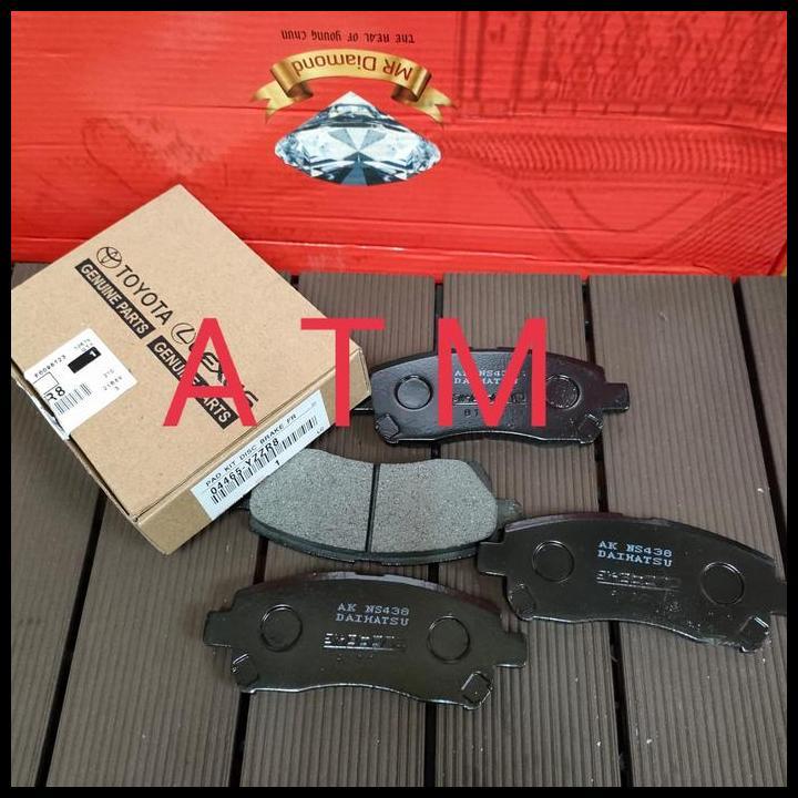 HOT DEAL KAMPAS REM DEPAN TOYOTA AVANZA,RUSH,VELOZ XENIA 1SET AKEBONO ORI 