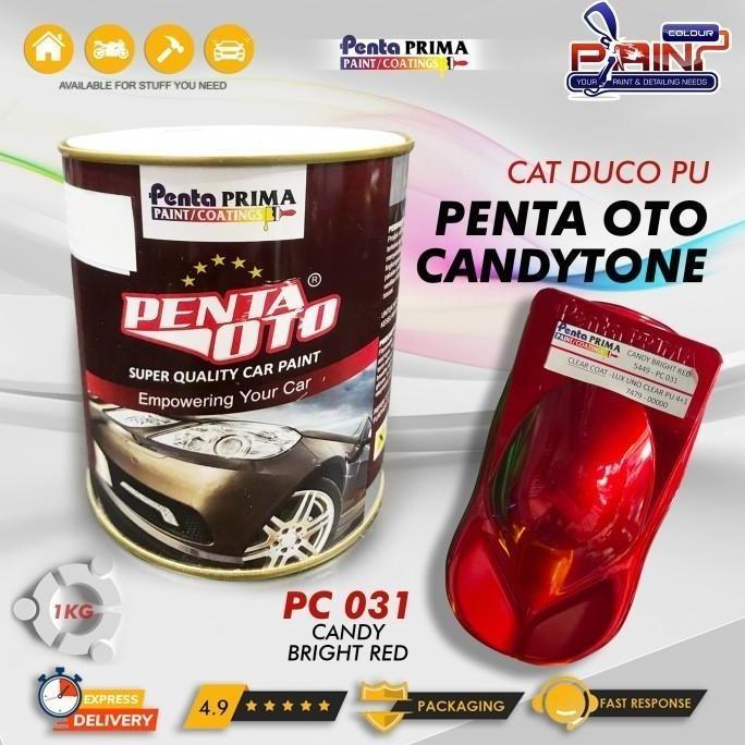 Cat- Cat Candy Tone Candy Bright Red Pu Penta Oto Pc 031 - Bright Red