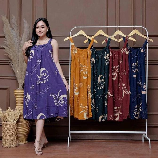 Premium Daster Rayon Yukensi Tanpa Lengan Lingerie Bigsize Daster Jumbo Xxxxl Daster Busui Kekinian 