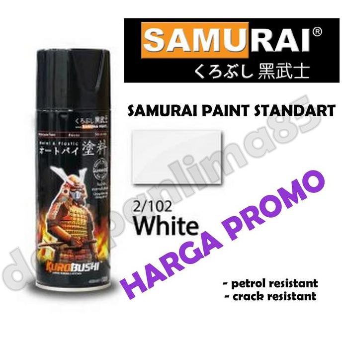 Cat- Samurai Paint 102 White/Putih Cat Semprot/Pylox/Pilox/Pilok/Helm/Motor