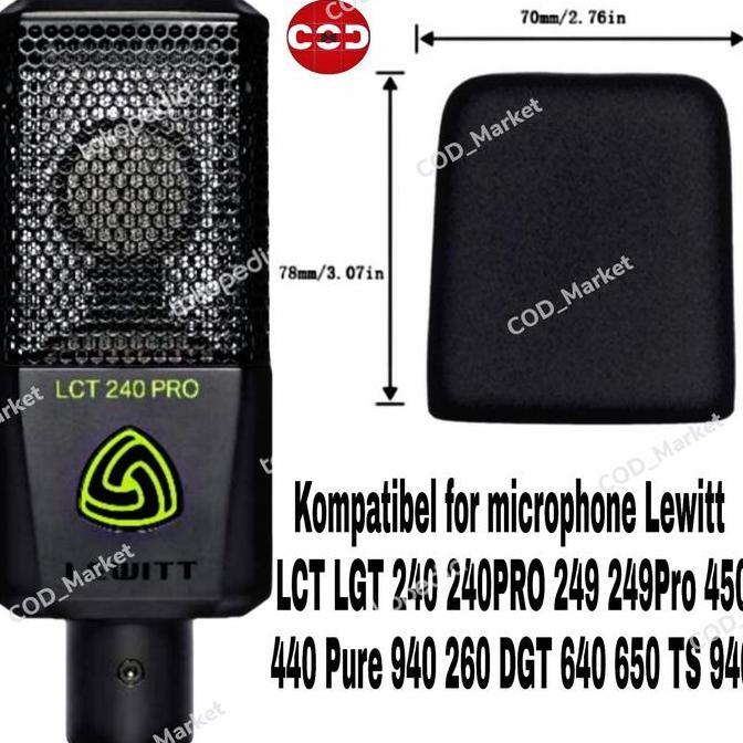 Foam Microphone Lewitt Lct 440 - Busa Mic Lewitt Lct Lgt Dgt Ts 240
