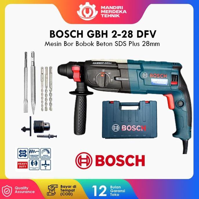 geosalman88 - promo termurah bosch gbh 2-28 dre rotary hammer mesin bor 3 fungsi bobok beton kayu be