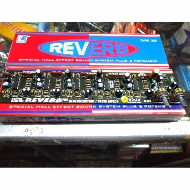 Kit Echo Reverb 2 Potensio Efek Vocal Mixer Audio