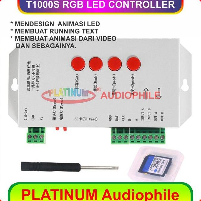 Instancodbisa- T1000S Controller Rgb Led Pixel Ws2811 Ws2812