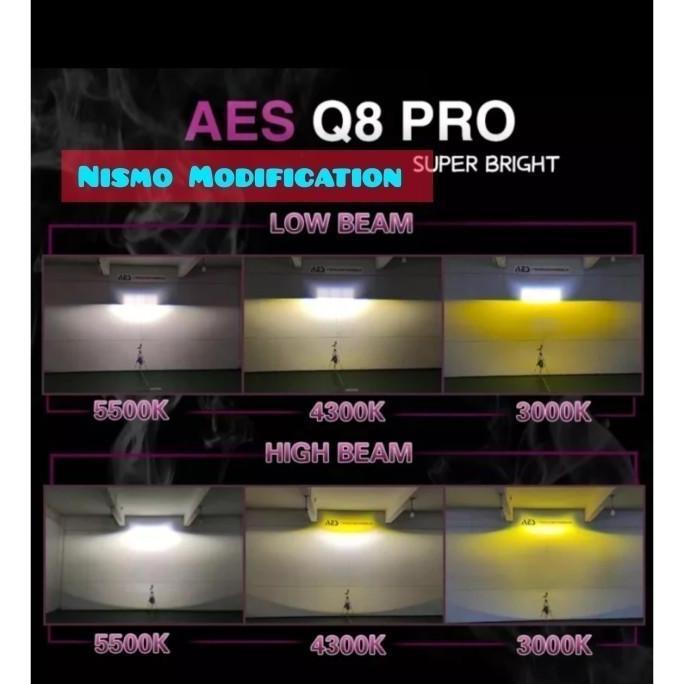 TERBARU - FOGLAMP PROJECTOR AES BILED 3 WARNA FOGLAMP PAJERO SPORT 3INC