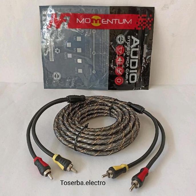 DB37 - Kabel Audio RCA 5m Series NF Momentum 5 meter High Quality audio mobil dan home audio