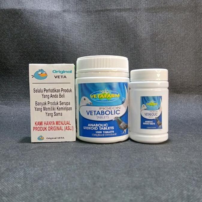 REBAPIN - VETABOLIC VETAFARM SUPLEMEN PEMBENTUKAN OTOT TULANG MERPATI
