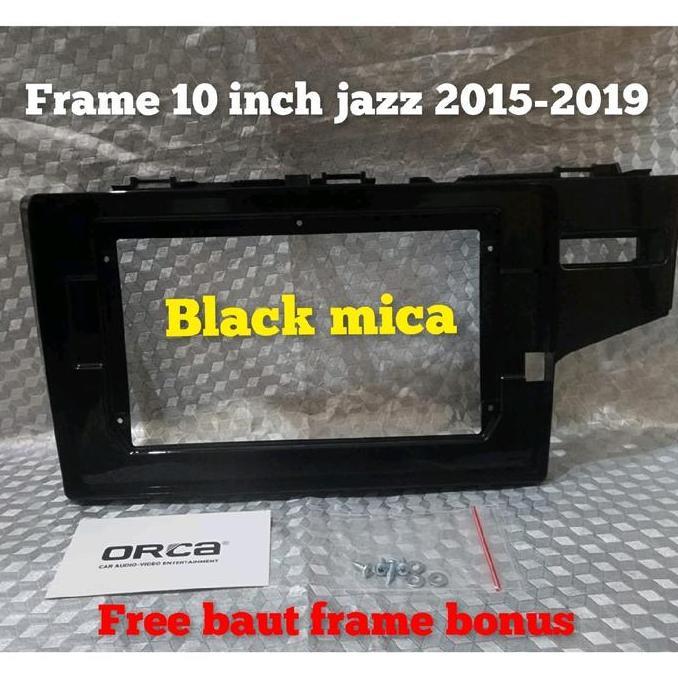 DF272 - frame head unit android 10 inch mobil honda jazz 2014-2019
