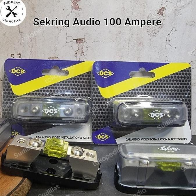 DF31 >> SEKRING / SIKRING FUSE AUDIO / MOBIL FUSE HOLDER AUDIO MOBIL - 100 A