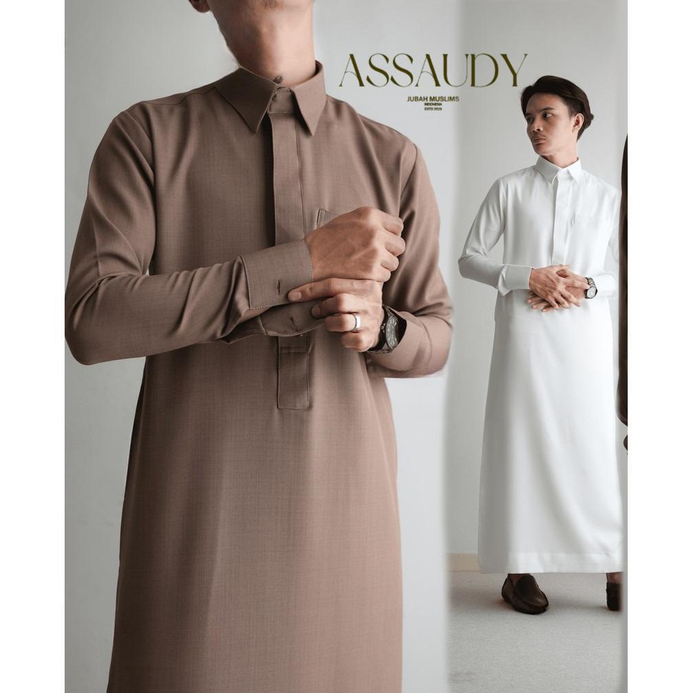 PREMIUM ASSAUDY JUBAH PRIA DEWASA DKAHFIE QOIS THOBE SERIES  GAMIS PRIA SLIMFIT | GAMIS PRIA | GAMIS