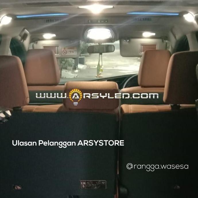 Arsy Led Lampu Plafon Kabin Led Mobil Innova Reborn Paket Isi 8 Super Bright